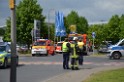 Schwerer Bus Unfall Koeln Porz Gremberghoven Neuenhofstr P284